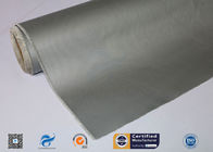 0.45mm High Temperature Resistant Silver Grey Silicone Coated Fiberglass Cloth