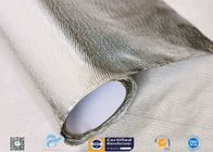 Industrial Hose Silver Coated Fabric Heat Sealing Aluminium Foil Coating