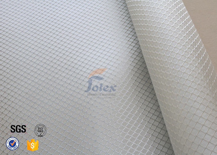 Satin Weave 220gsm Silver Coated Fabric Fiberglass Cloth Thermal Insulation