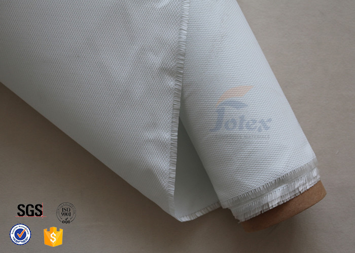 0.5mm White Silicone Coated Fiberglass Fire Blanket For Household