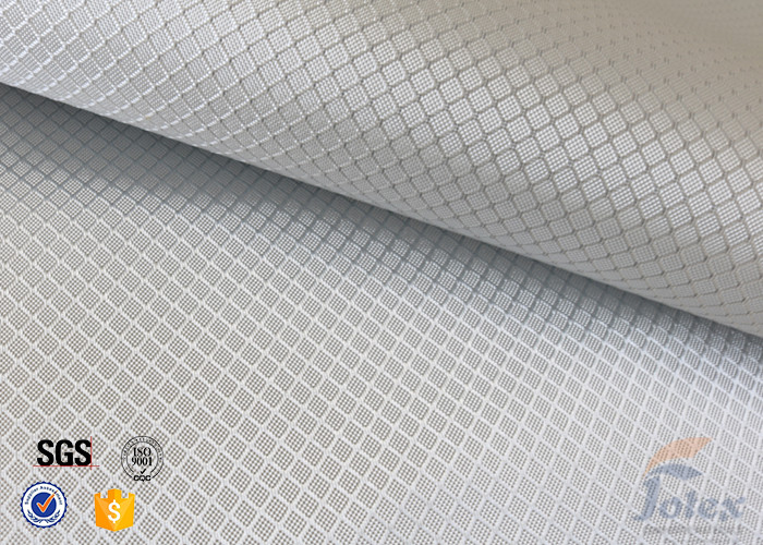 0.2MM Fire Resistant Silver Coated / Aluminized Coated Silver Coated Fabric