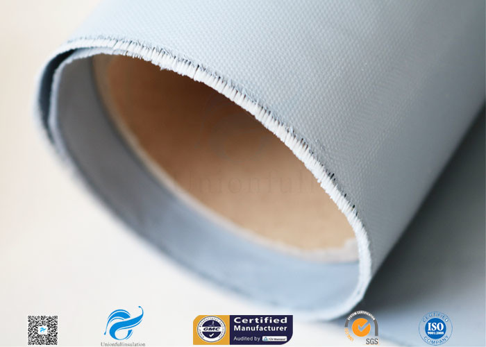 7628 0.3mm Grey Silicone Coated Fiberglass Fabric For Anti Corrosion Materials