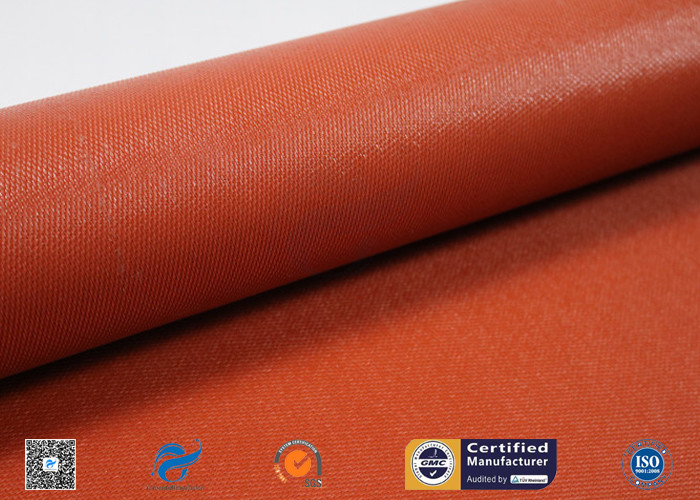Fireproof Materials Silicone Coated Fiberglass Cloth Non Toxic Double Sides